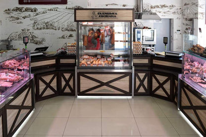 Missouri Fresh Meat Display Hanging Cooler - Remote - HL